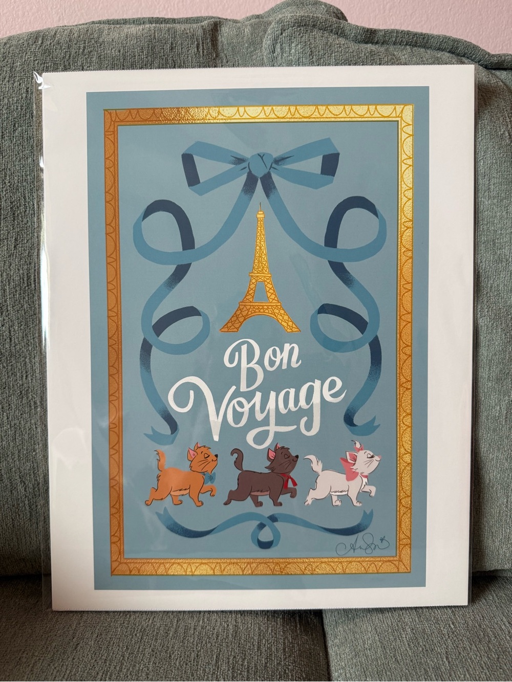 NEW Disney Aristocats Ann Shen Art Print 11x14